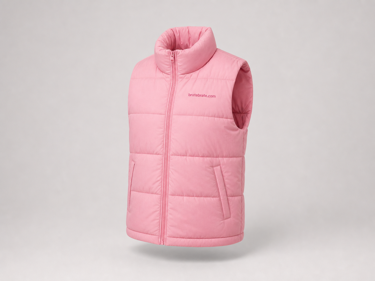 Prsluk (tekstil) — pink, XXL